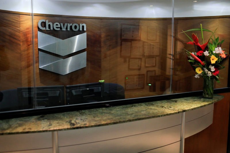 Chevron superou expectativas de receitas, apesar de ganhos menores em $0.06.